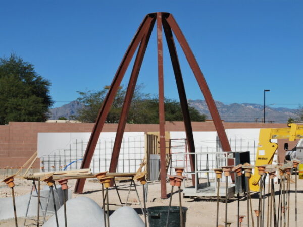 Playground tower at Aviva Children's Services built during the 2008 Arizona Builders Alliance Volunteer Day.