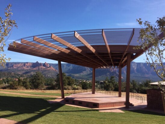 Steel canopy completed by JB Steel